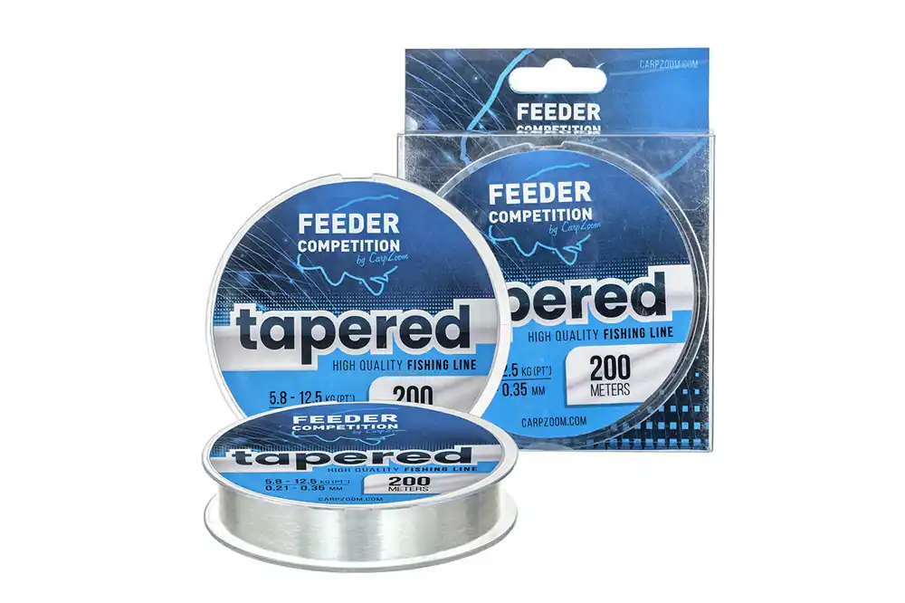 Merkproduct Feeder Competition Tapered vékonyodó zsinór, o 0,18-0,30mm, 200m, 5,1/8,9kg, áttetsző