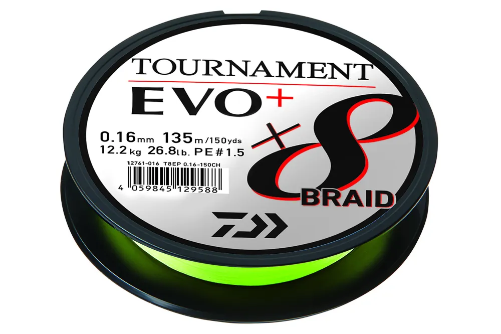 Merkproduct Daiwa Tournament X8 Braid Evo+ Chartreuse