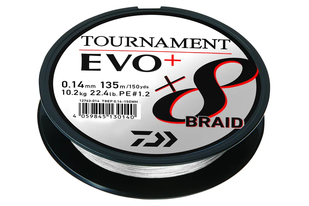 Daiwa Tournament X8 Braid Evo+ Fehér Nu Kopen