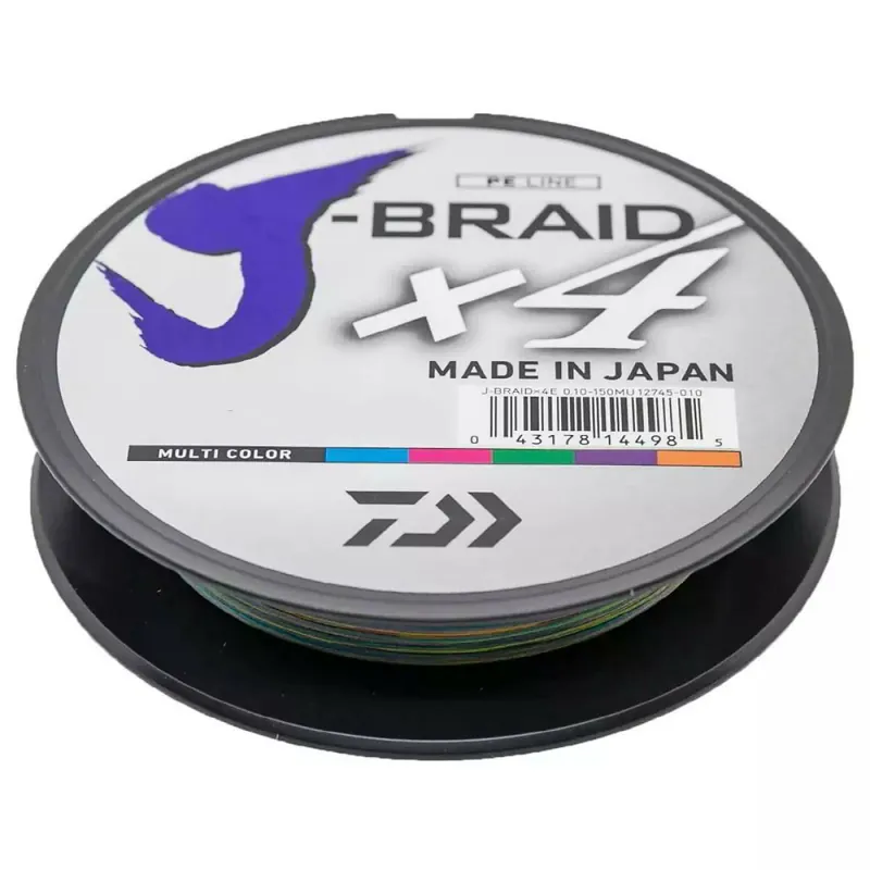 Daiwa J-Braid X4 Sötét zöld 135m Beperkte Voorraad