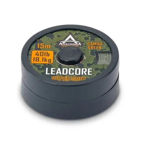 Superprijs Anaconda Super Soft Leadcore Green / 15m