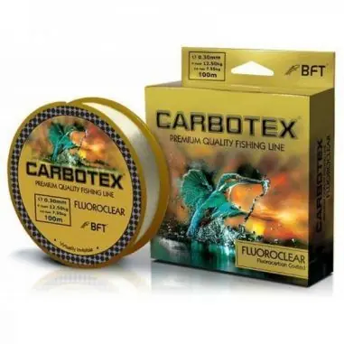 Carbotex Fluoroclear 250, 0,405mm, 20,50kg zsinór Rechtstreeks Van De Fabrikant