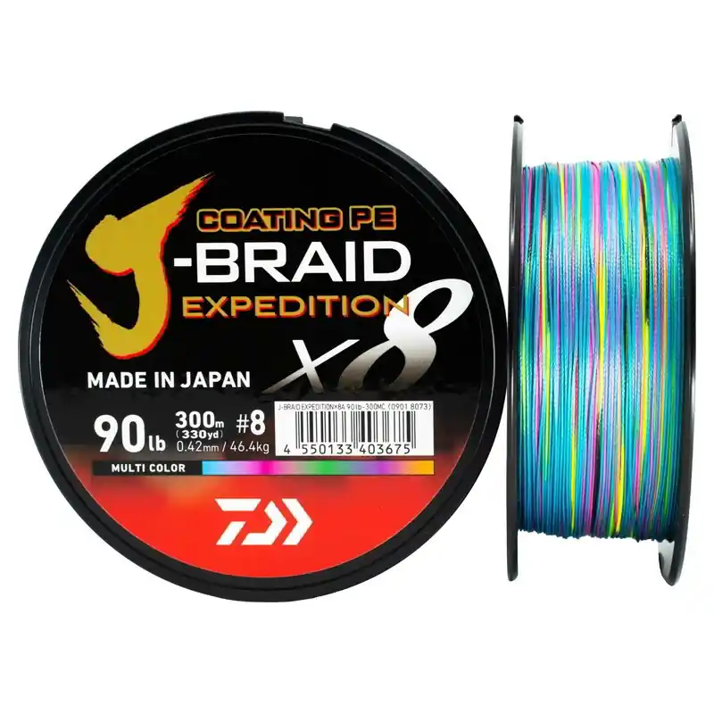 DAIWA J-Braid Exped. X8E 0.28mm-300m multi c. Voordeelprijs