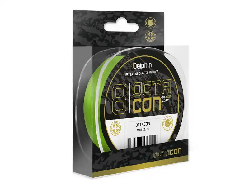 Exclusieve Aanbieding Delphin OctaCON / fluo zöld (0,12mm 7,5kg 135m)