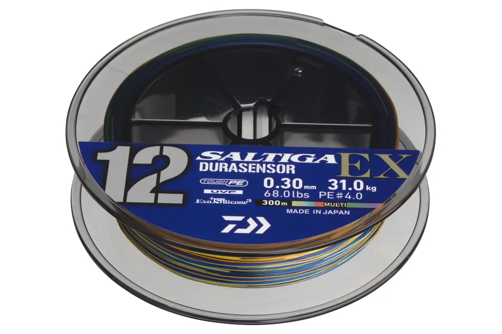 Daiwa Saltiga DURASENSOR 12 BRAID EX+Si3 400m 0,30 mm Beperkte Voorraad