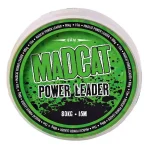 Fabrieksprijs MAD CAT POWER LEADER 15M 0.80MM 80KG BROWN harcsázó előkezsinór