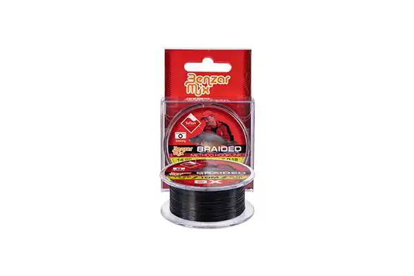 Fabrieksprijs Benzár Braided Method Hooklink 0,1 10m 6,14kg Black