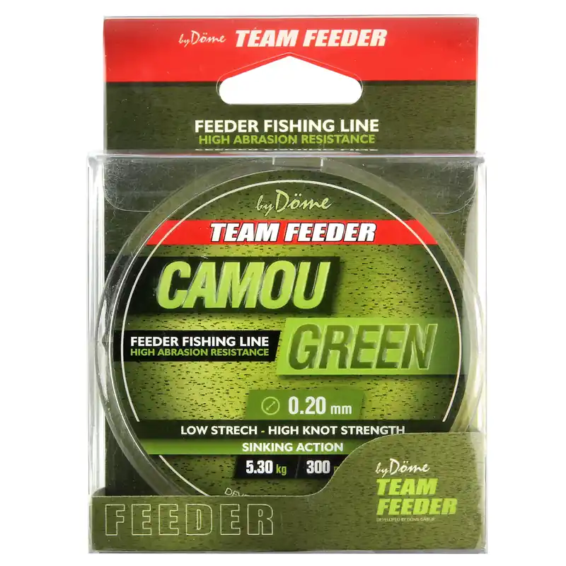 Gereduceerde Prijs By Döme TF Camou Green 300m 0.20mm