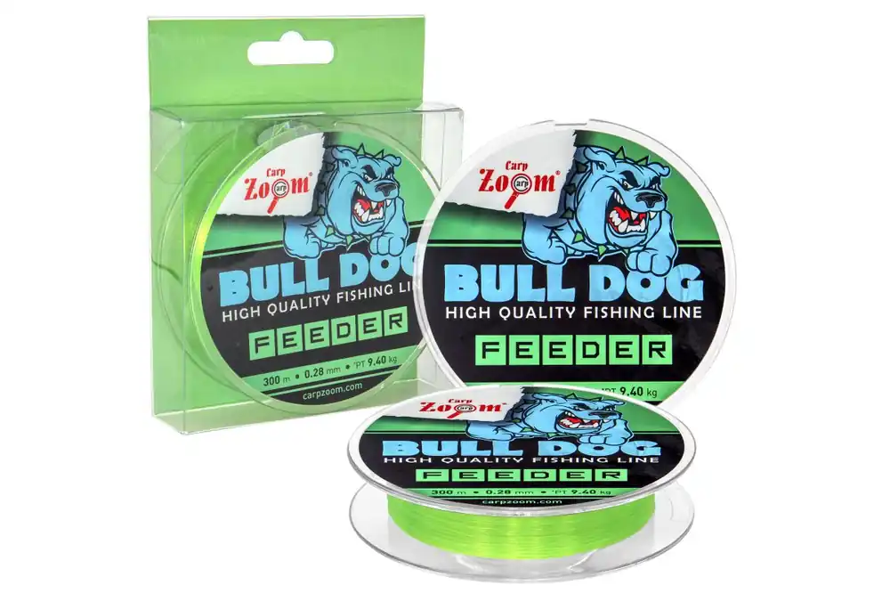Aanbieding CarpZoom Bull-Dog Feeder horgászzsinór, o 0,28mm, 300m, 9,4kg, zöld