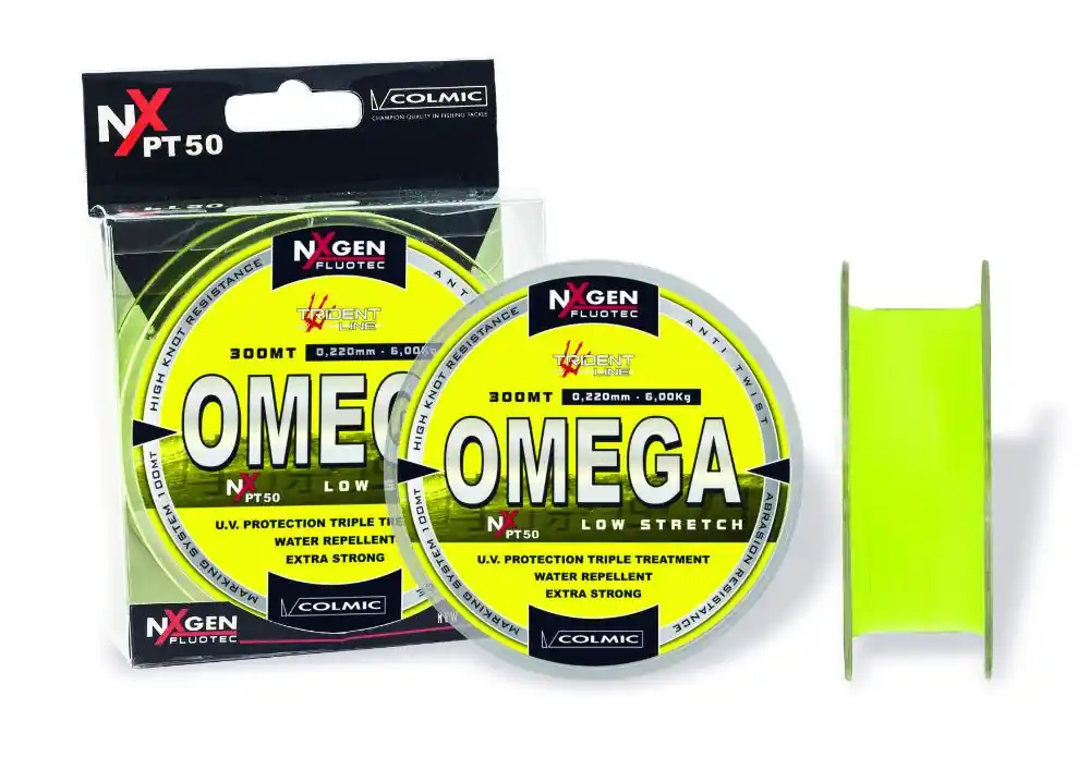 Colmic Omega Pt50 300m 0.20mm Yellow Fluo Lage Prijs