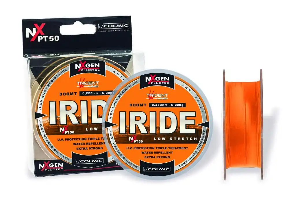 Colmic Iride Pt50 300m 0.18mm Orange Fluo Direct Beschikbaar
