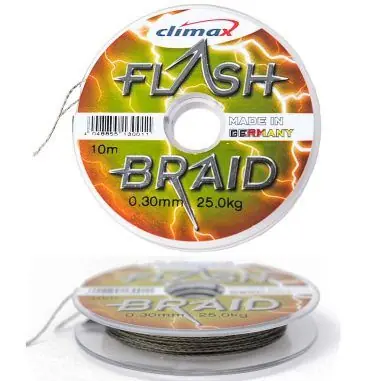 Direct Beschikbaar Frenetic Flash Braid Floating előke 10m 0.08mm, 0,08mm, 5,50kg, Zöld, úszó (floating)
