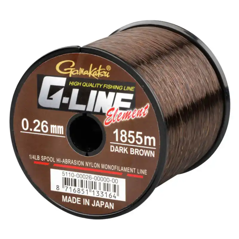 Gamakatsu G-line Element Dark Brown 755m/0.40mm Premium