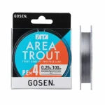 Gosen Fata Area Trout PE X4 PE 0.25 100m 0.082mm Grey Voordeelprijs