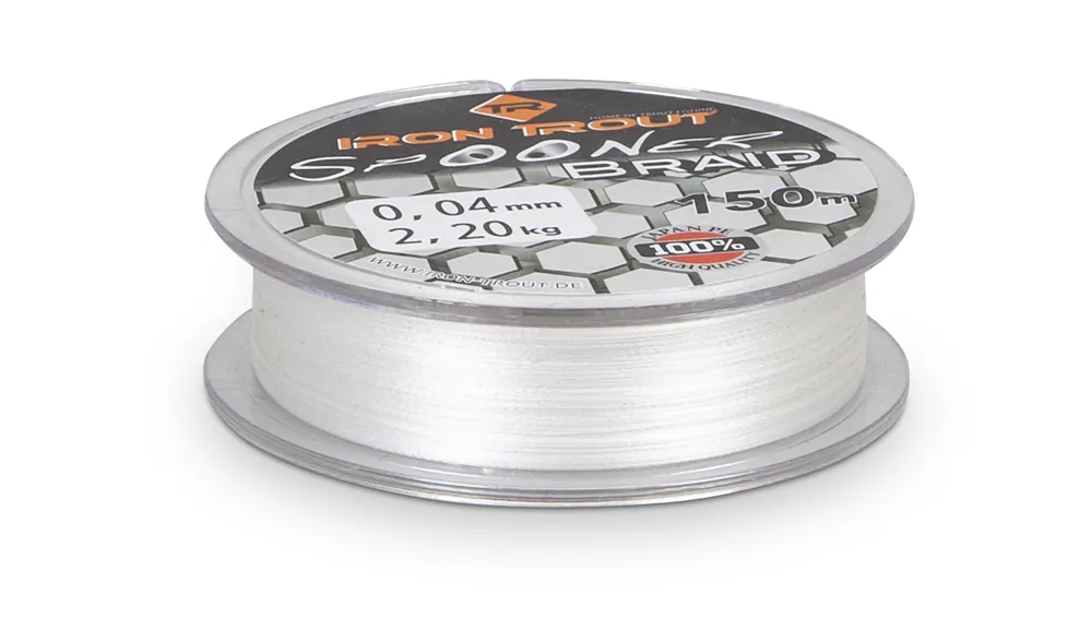 Finale Uitverkoop Iron Trout fonott szinór White 0,04mm / 150m