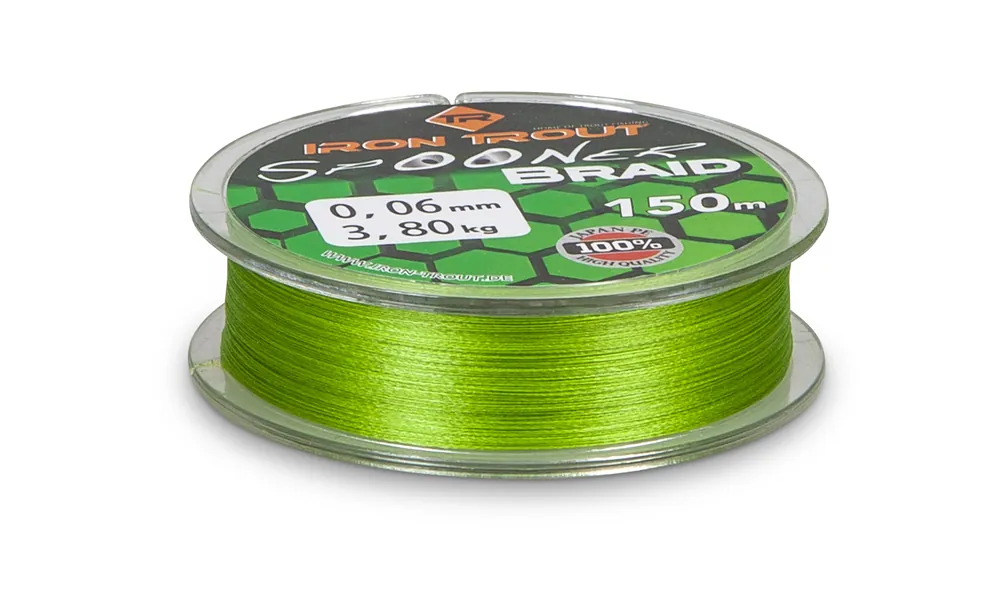 Iron Trout fonott szinór Camo Green 0,05mm / 150m Korting