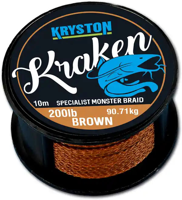 Direct Verzonden Kryston Kraken Monster Braid 200Lbs 10m Brown