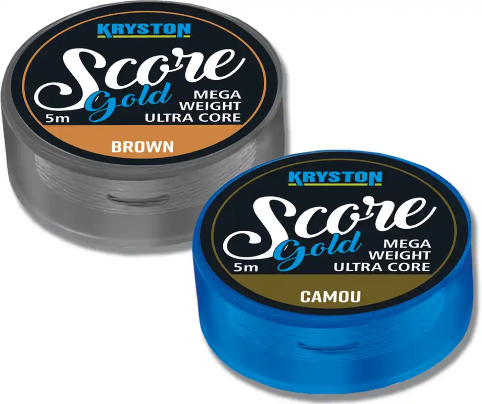 Kryston Score Gold Heavyweight Leadcore 60lbs 5m Brown Must-Have