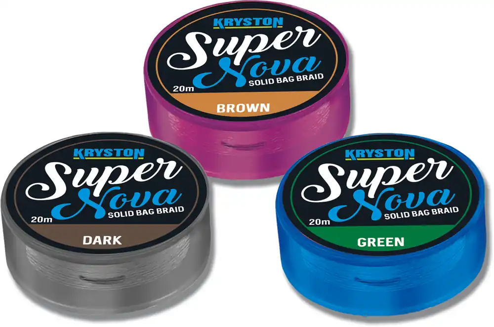 Kryston Super Nova Solid Bag Braid 25Lb 20m Dark Silt Tijdelijk Beschikbaar