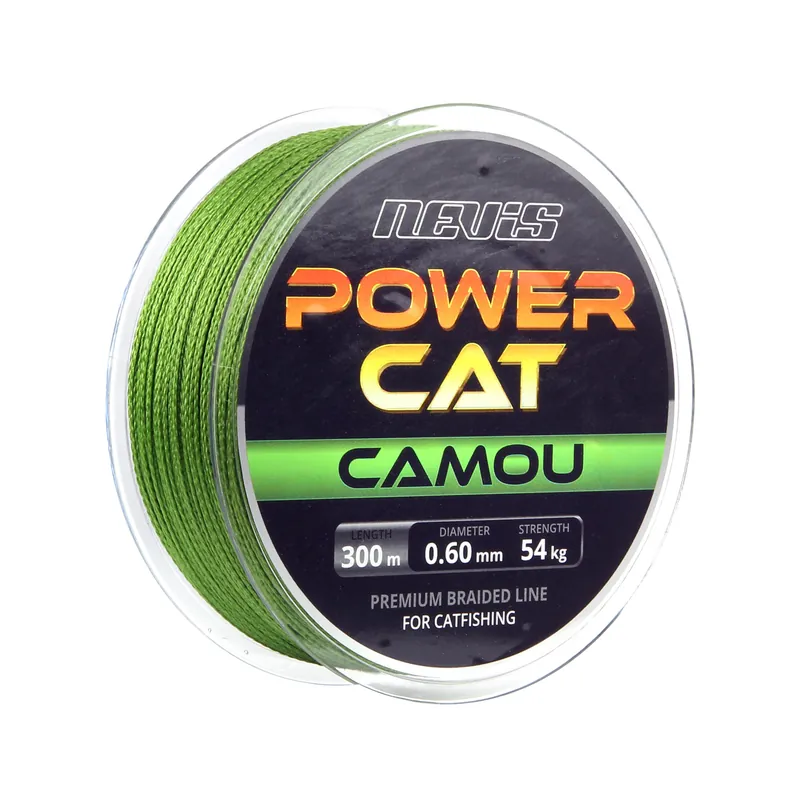 Aanbieding Nevis Powercat Camou 300m 0.60mm