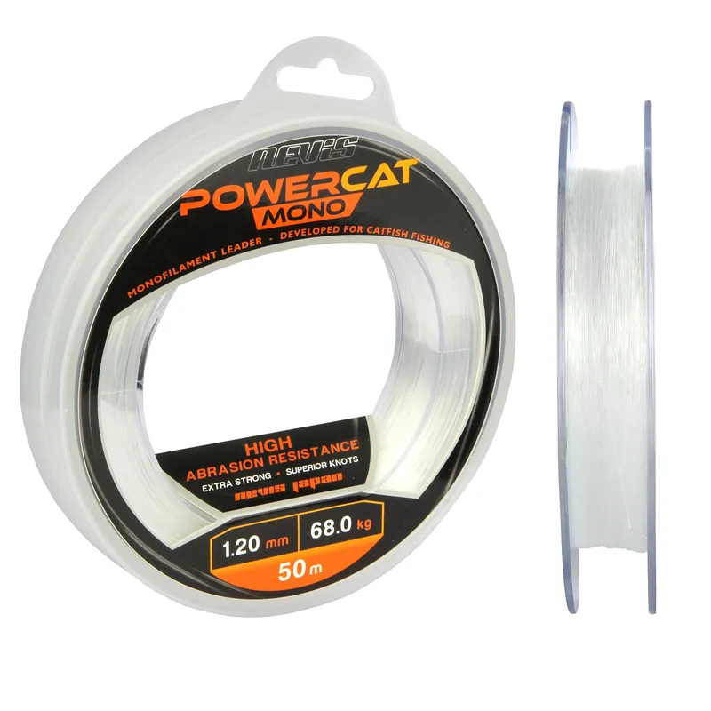 Nevis Powercat harcsázó előkezsinór mono 50m 1.0mm Korting