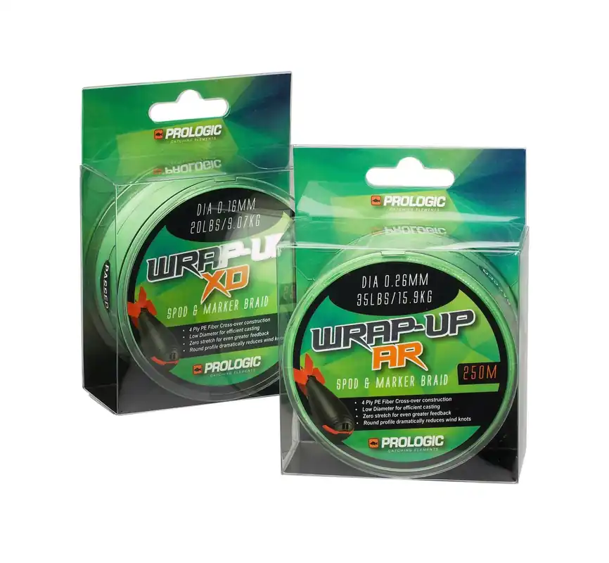 Prologic WRAP-UP AR SNM BRAID 250M 0.26MM HI-V fonott pergető zsinór Premium