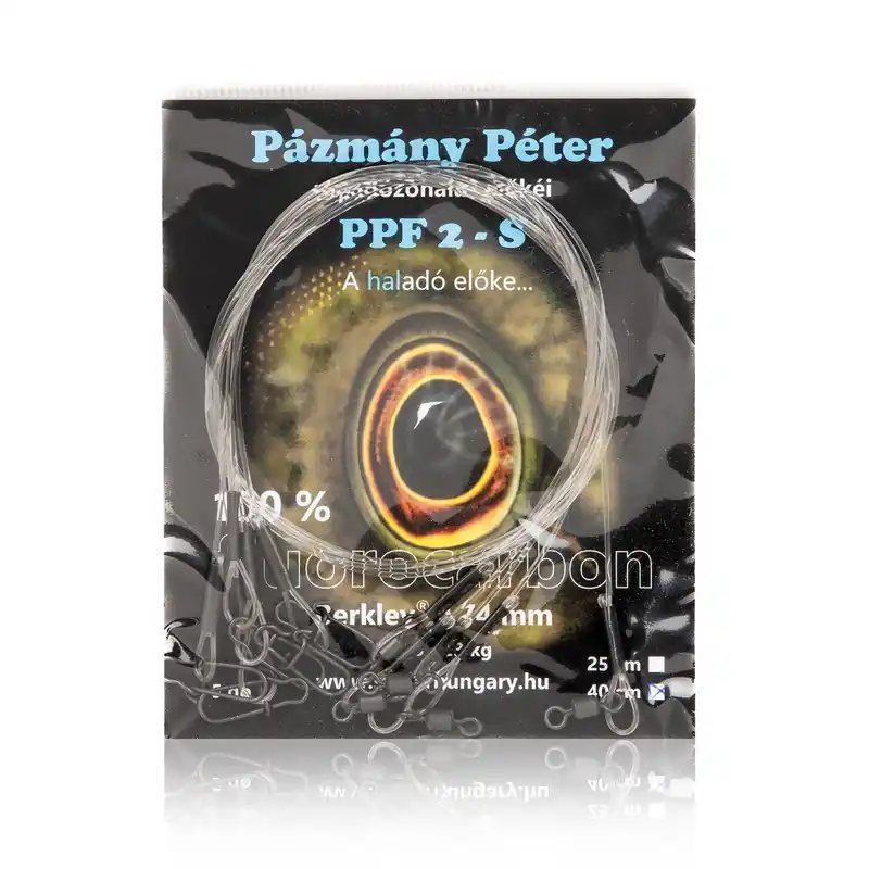 Bestseller Pázmány Péter Fluorocarbon előke 0,74mm 40cm standard gyorskapocs