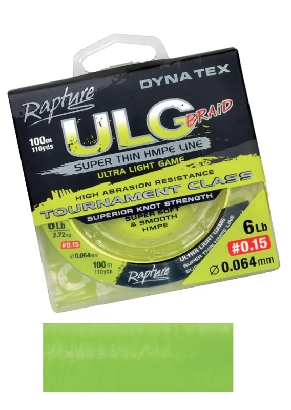Shop Nu Rapture Dyna-Tex Ulg lime 100m 0,072mm fonott zsinór