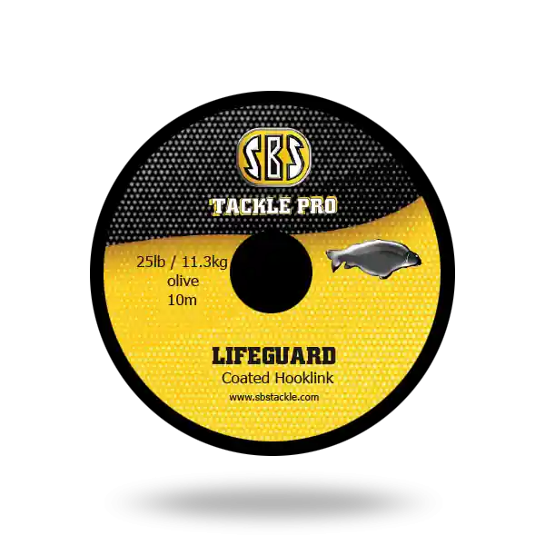 Laatste Kans SBS Lifeguard Coated Hooklink (10 m, 25 lb, Olive)