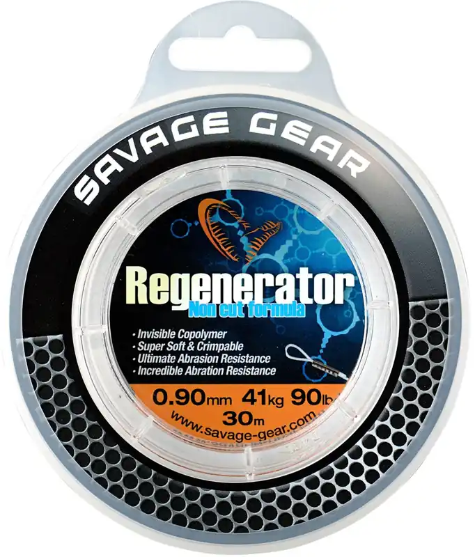 Savage Gear REGENERATOR MONO 30M 1.05MM 52KG CLEAR előkezsinór Betrouwbaar