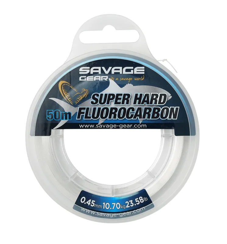 Op = Op Savage Gear SUPER HARD FC 50M 0.55MM 15.90KG CLEAR fluorcarbon zsinór