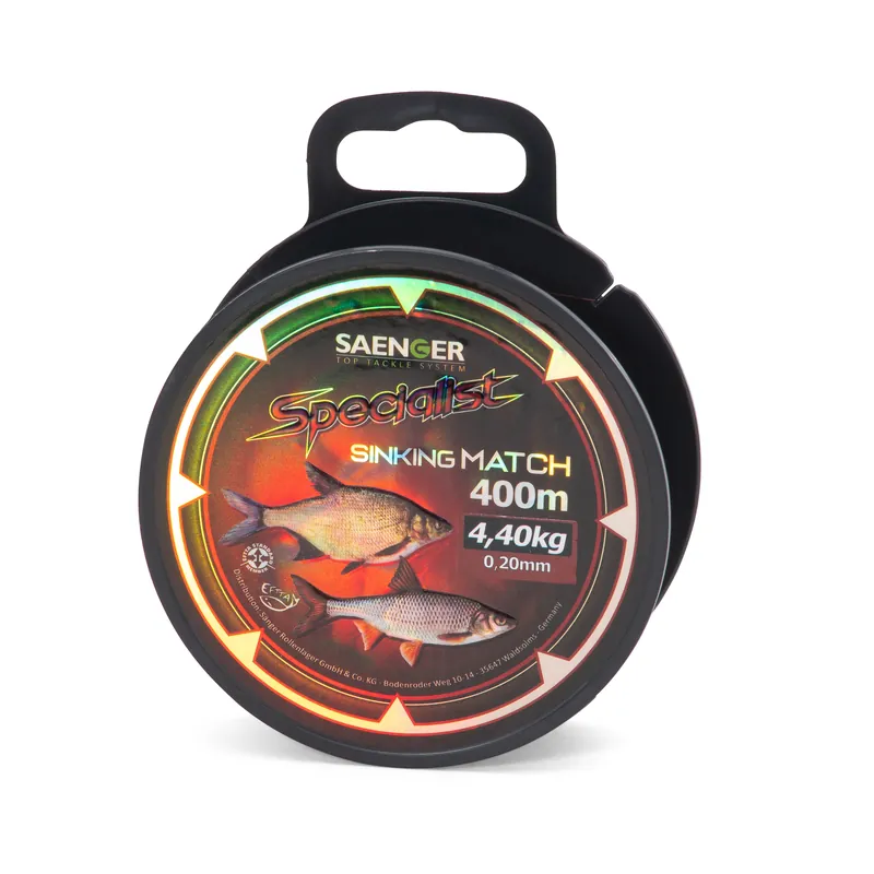 SAENGER Specialist Sink.Match monofil sülyedő zsinór 400m / 0,22mm / 5,65kg Speciale Aanbieding