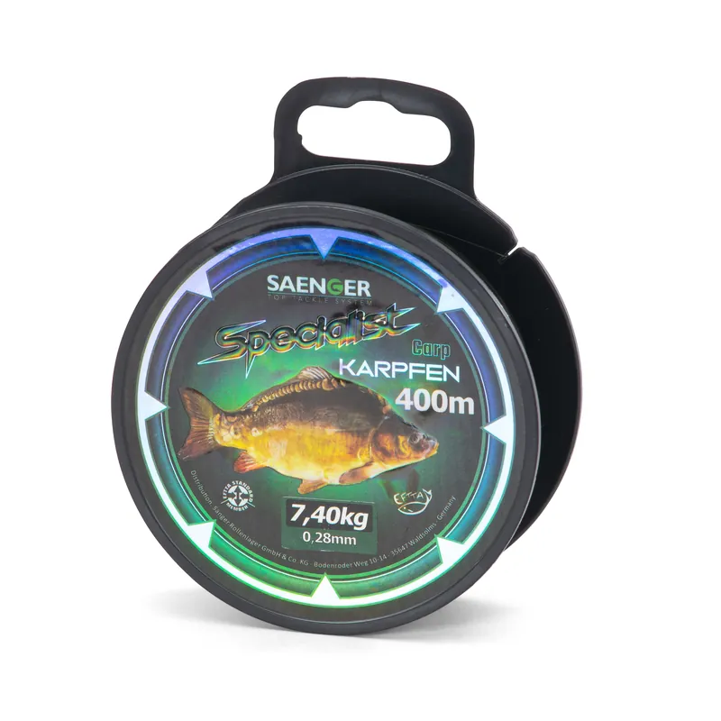 SAENGER Specialist Karpfen monofil zsinór 400m / 0,33mm / 8,65kg Uitverkoop