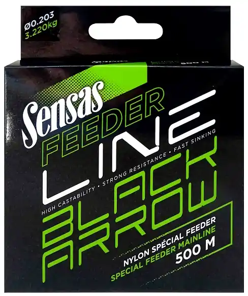 Sensas Zsinór Feeder Black Arrow 500m 0,203mm Lage Kosten