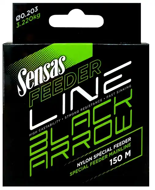 Sensas Zsinór Feeder Black Arrow 150m 0,203mm Finale Uitverkoop