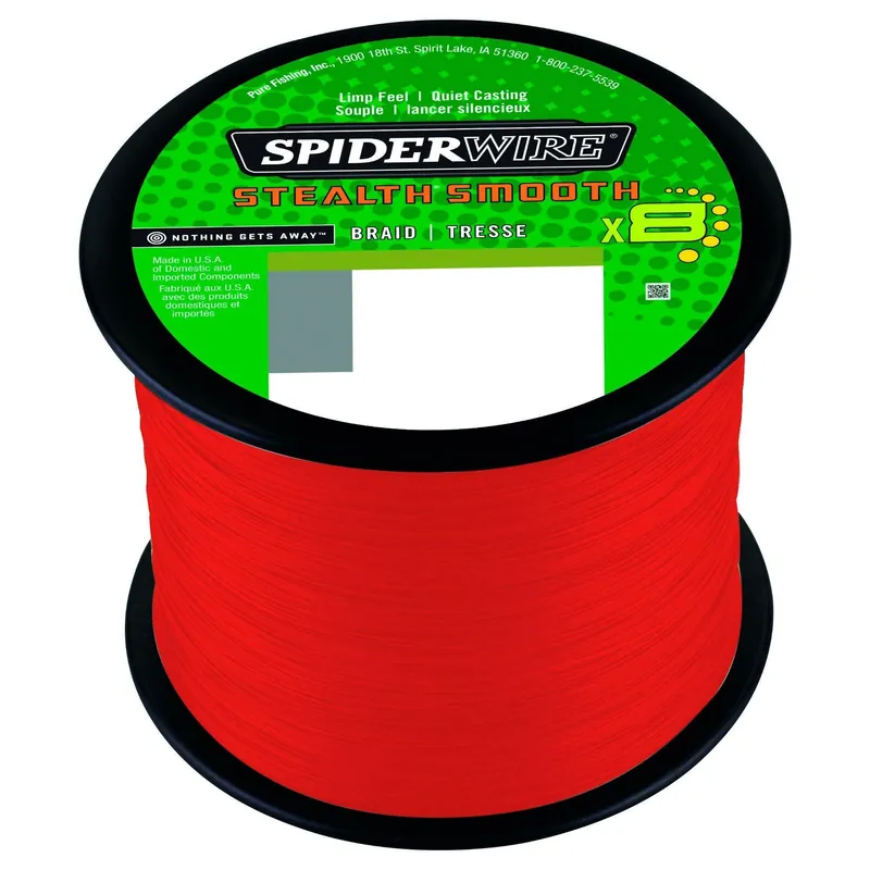 SpiderWire SS8SBK40-CDSSM8 .23mm 2000M 23.6Kg CRED fonott pergető zsinór Lage Prijs