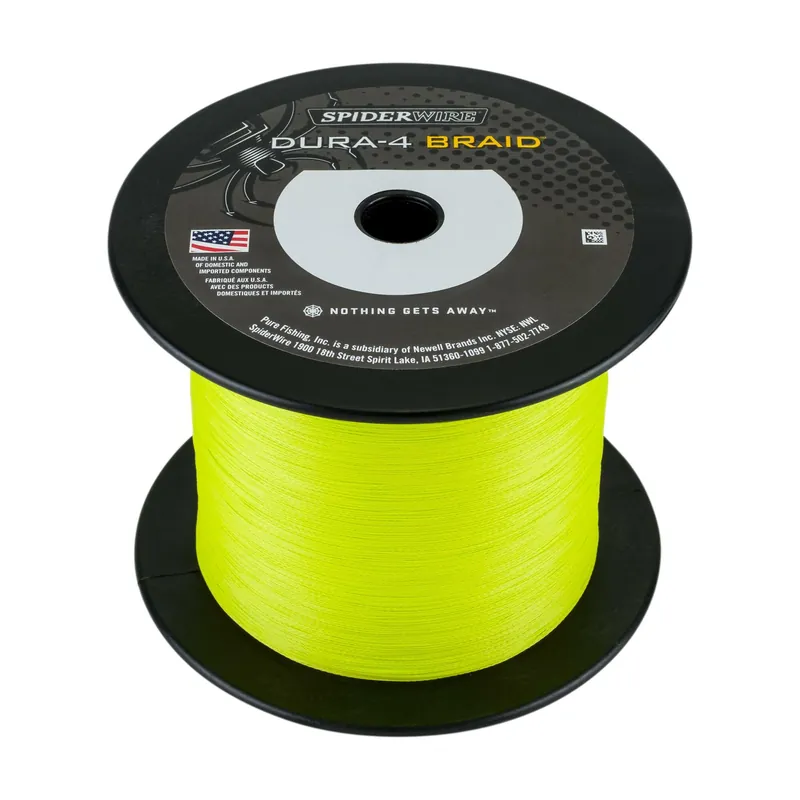 Koopje SpiderWire ESD4Y-DURA4 1800M 0.17MM/15.0KG-33LB YEL fonott pergető zsinór