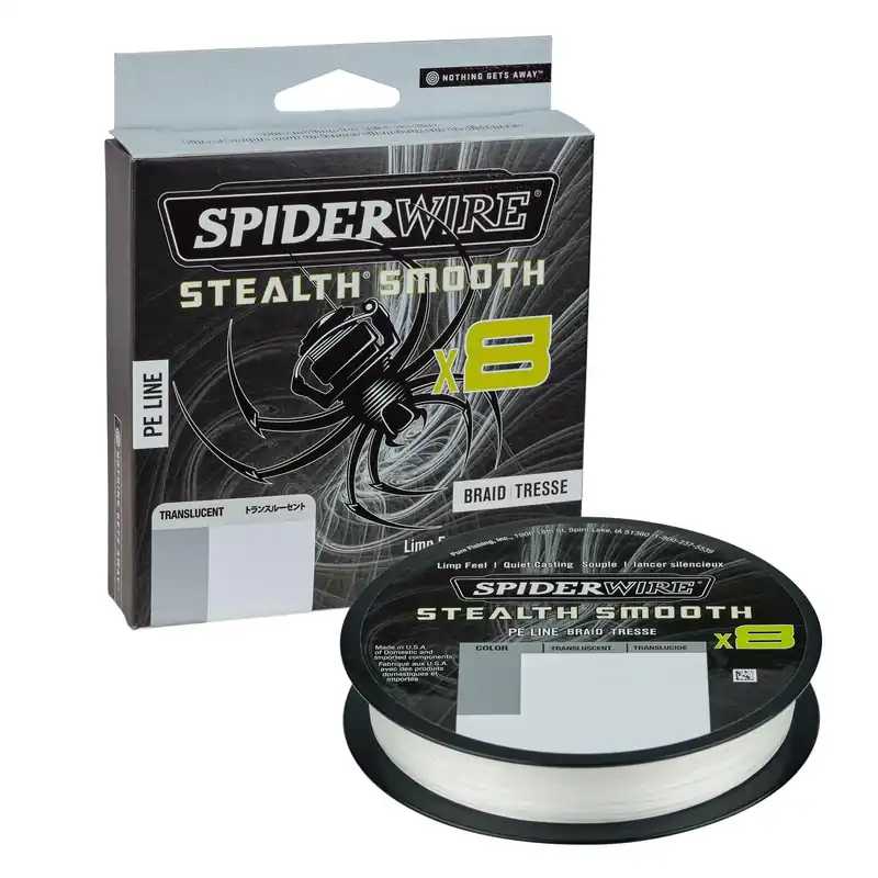 Direct Beschikbaar SpiderWire SS8SVP65-TRLSSM8 .33mm 300M 38.1Kg TRNS fonott pergető zsinór