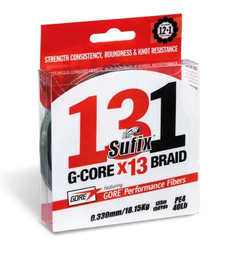 Sufix 131 BRAID 150M CHARTREUX 0,185mm 11,4kg Voordeelprijs