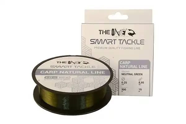 The One Carp Natural Line Neutral Green 300M 0.28mm 10,45Kg 23Lb Direct Verzonden