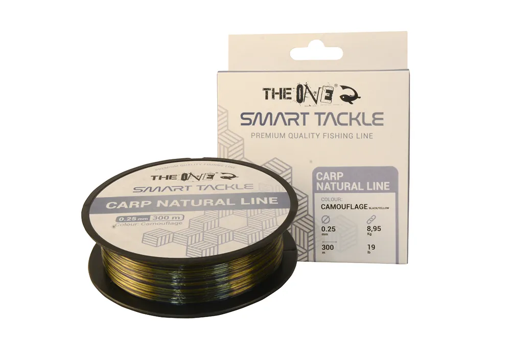 The One Carp Natural Line Camouflage 300M 0.25mm 8,95Kg 19Lb Express Levering