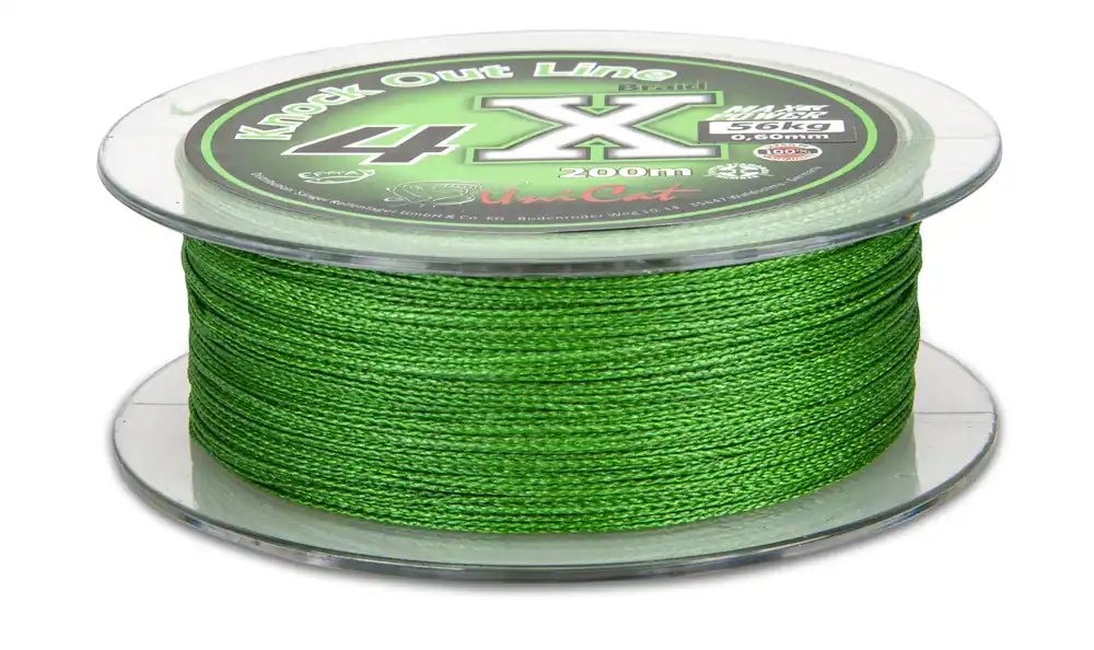 Aanbieding Uni Cat Knock Out 4X fonott harcsázó zsinór 0,40mm / 200m / 32kg