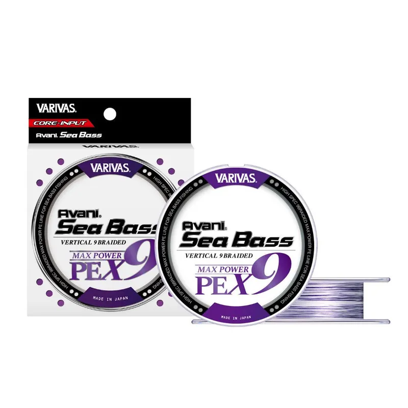 Varivas Avani Sea Bass Max Power Pe X9 150m 0.8 18lbs White Purple Dagaanbieding