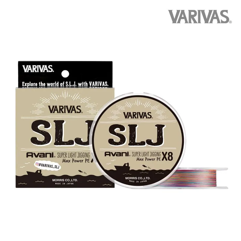 Fabrieksprijs Varivas Avani Slj Super Light Jigging Max Power Pe X8 150m 1.0 20.2Lb 10m X 5 Color