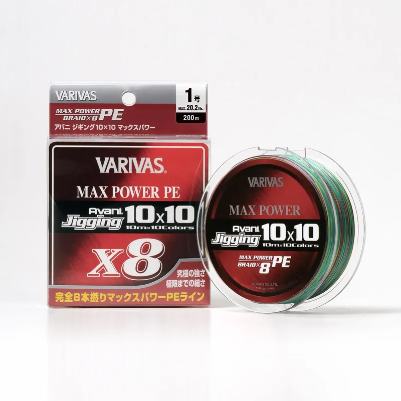 Gereduceerde Prijs Varivas Avani Jigging 10X10max Pe X8 200m