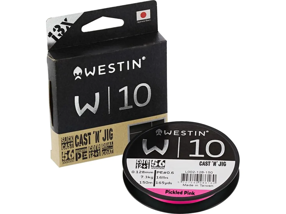 WESTIN W10 Cast ‘n‘ Jig 13 Braid Pickled Pink 0.10mm 110m 6.1kg Laatste Kans