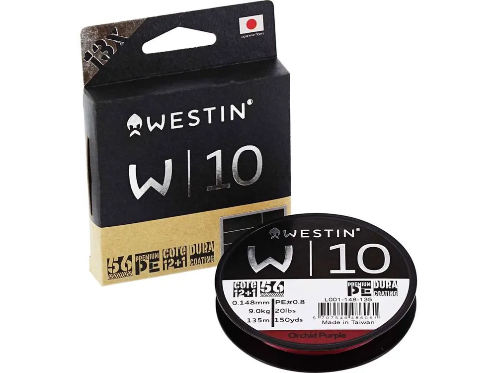 WESTIN W10 13 Braid Orchid Purple 0.285mm 135m 24.6Kg Tijdelijk Beschikbaar