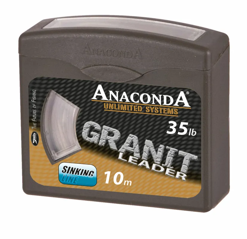 ANACONDA Granit Leader 45lb fonott előkezsinór / extra lágy / 10m Snelle Levering