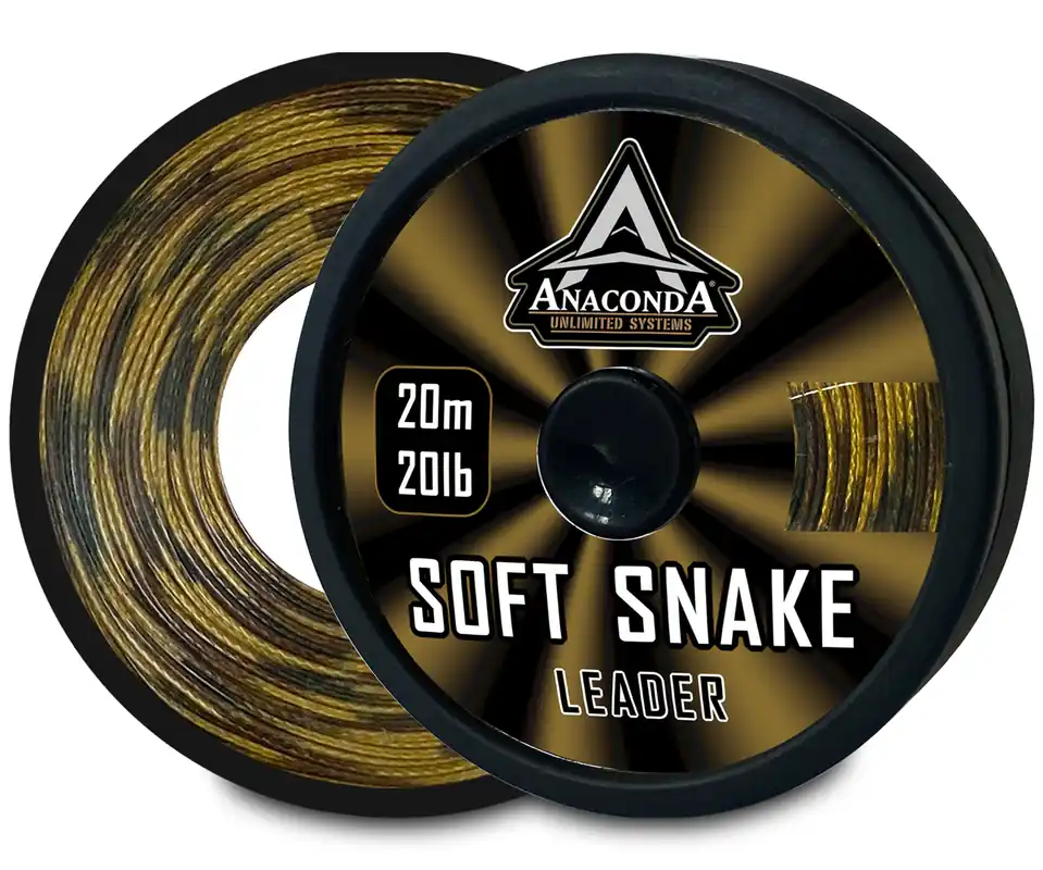 ANACONDA Soft Snake Leader bevonatos előkezsinór 20m/20lb Koop Vandaag