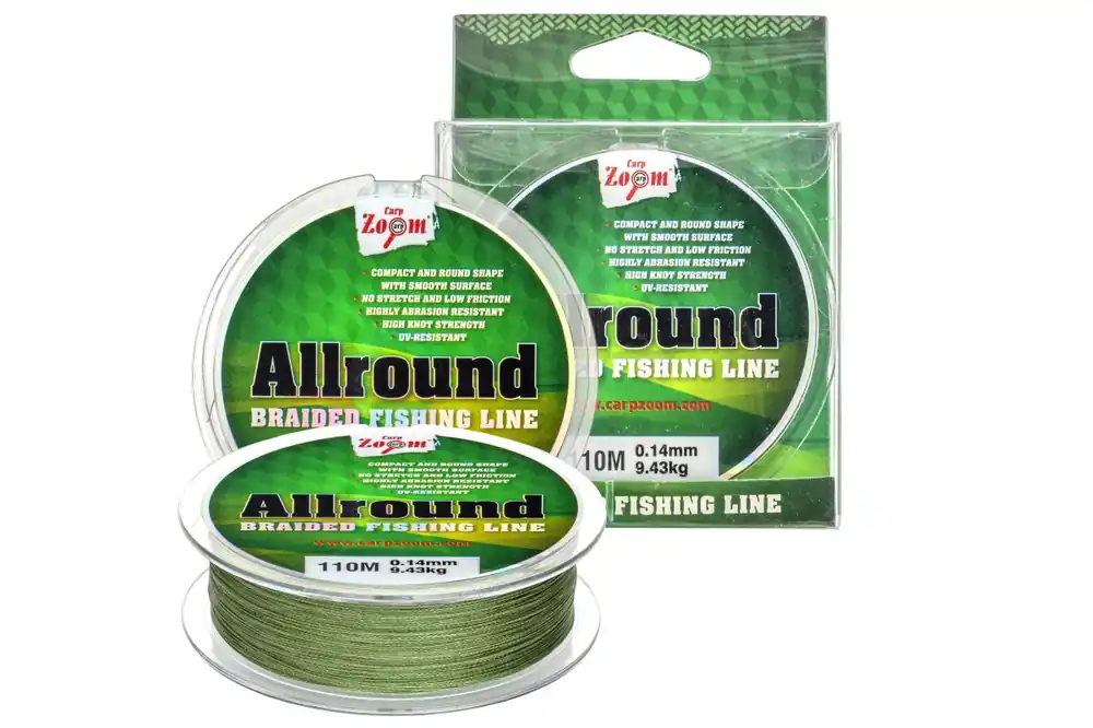 Lage Kosten CarpZoom Allround fonott zsinór, o 0,30mm, 110m, 25,5kg, zöld